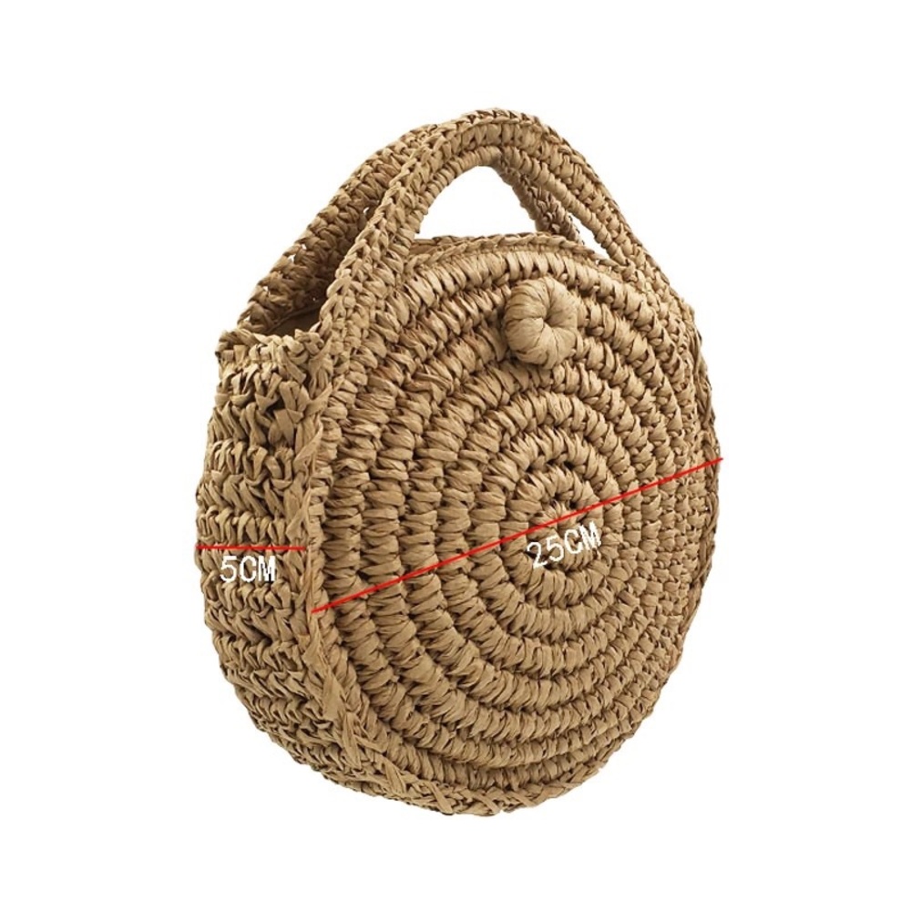 HP🎉Woven Bohemian Straw Crossbody Bag - Picture 3 of 7